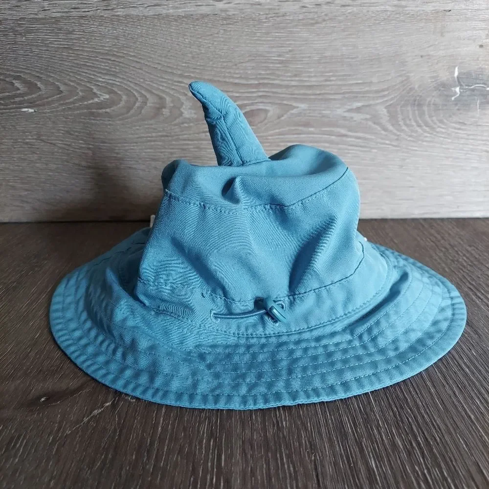 Tommy Bahama Baby Shark Blue Toddler Bucket Sun Hat